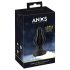 ANOS - Dildo anal con texturas suave 5cm (negro)