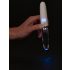 Liaison Straight - vibrador LED recargable (transparente-blanco)