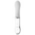 Vibrador LED Liaison - silicona y cristal (traslúcido-blanco)