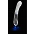 Vibrador LED Liaison - silicona y cristal (traslúcido-blanco)