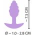 Plug Anal Mini Cuties - silicona - morado (2,8cm)