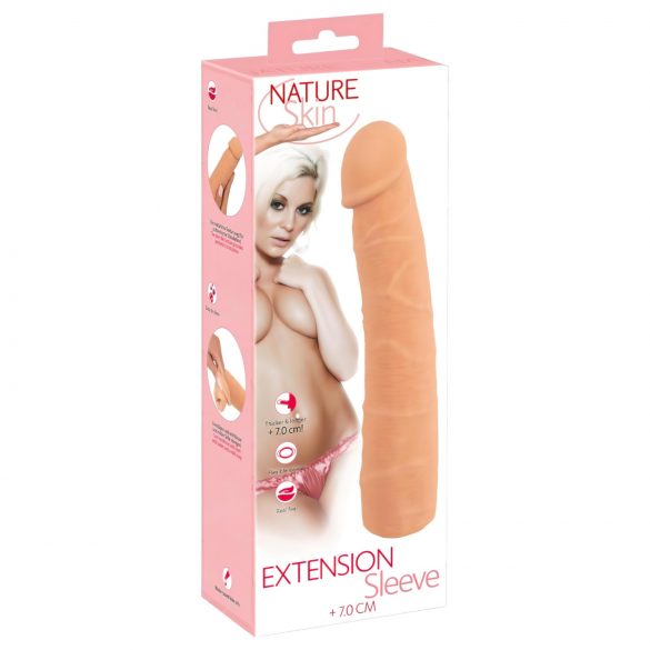 Nature Skin - Funda para Alargamiento y Engrosamiento de Pene (24cm)