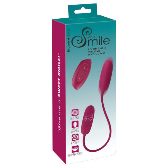 Huevo vibrador Smile Duo - placer doble