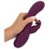 Sonrisa - Vibrador triple motor con brazo clitorial (lila)