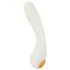 Vibrador G-punto fluorescente Glow in the Dark (blanco)