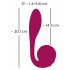 You2Toys Rosenrot - Vibrador rojo G-spot recargable y resistente al agua