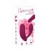 Vibrador portátil Rosenrot rojo recargable con control remoto