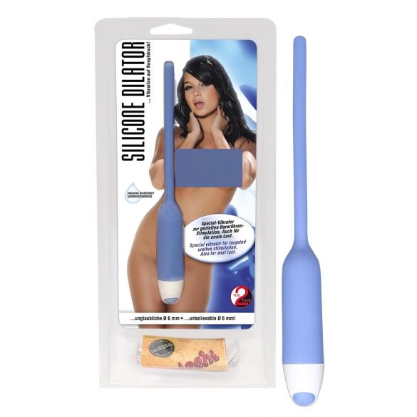 You2Toys - Vibrador uretral pequeño de silicona - azul