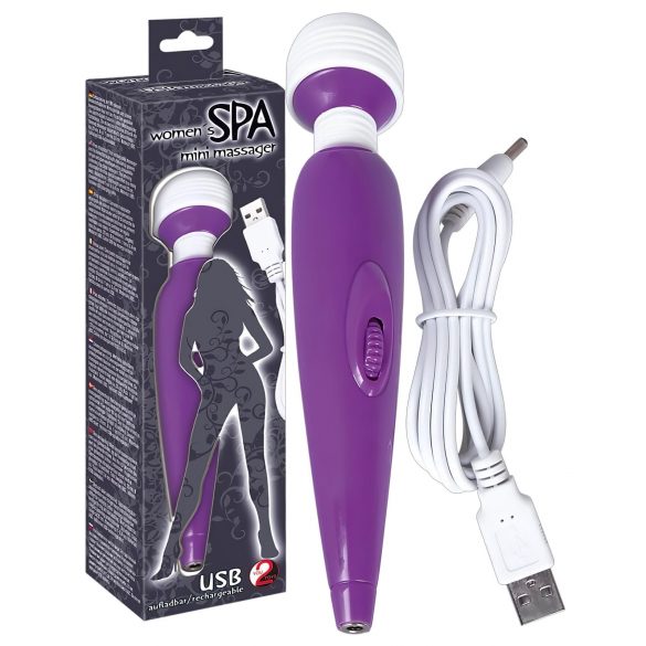 You2Toys - Varita SPA - masajeador vibrador recargable (lila)