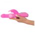 SMILE Conejito Perlado - vibrador con perlas (rosa)