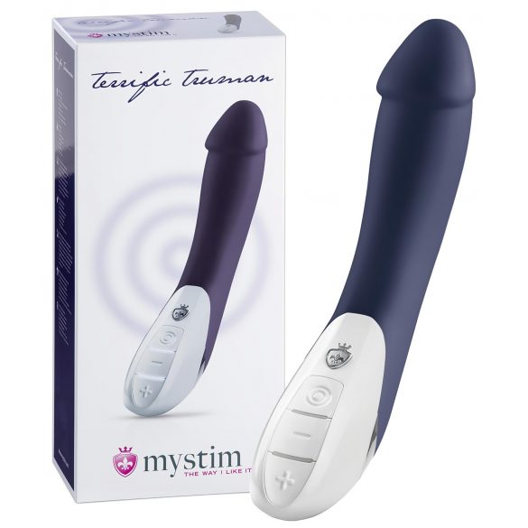 Terrific Truman - Vibrador azul de doble motor