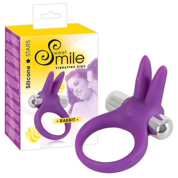 Anillo vibrador conejo SMILE (lila)