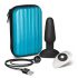 b-Vibe - Vibrador anal negro con cuentas giratorias recargable