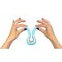 Mini G-vibe - Vibrador de silicona USB (menta)