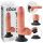 Vibrador King Cock 18 cm con ventosa - Natural