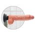 Vibrador King Cock 25cm con base - natural