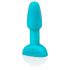 b-Vibe Rimming - Vibrador Anal con Perlas Giratorias (Turquesa)