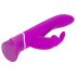 Happyrabbit Curve - Vibrador lila resistente al agua