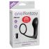 Analfantasy: Anillo vibrador anal con anillo para pene (negro)