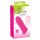 Bala Vibrador Power Smile - recargable, ultra potente, tamaño mini (rosa)