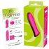 Bala Vibrador Power Smile - recargable, ultra potente, tamaño mini (rosa)