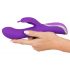 SMILE Turbo Rotatorio: vibrador lila con brazo para clítoris