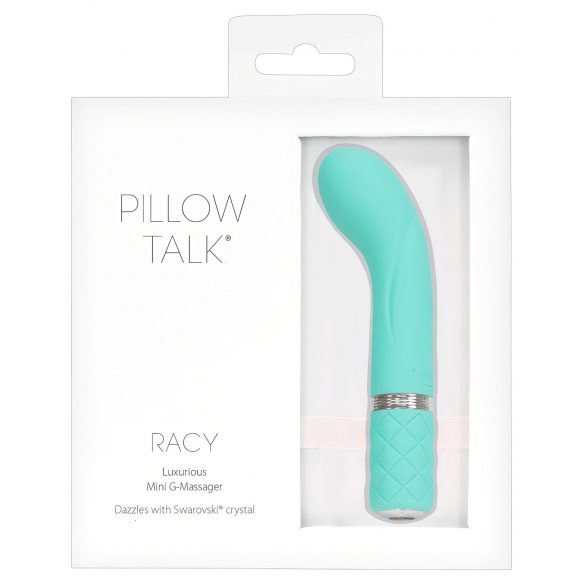 Racy Pillow Talk - G-punto vibrador recargable (turquesa)