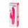 Happyrabbit Curvo Slim - Vibrador rosa impermeable con brazo estimulante