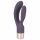 Doble Placer Elegante - Vibrador Recargable Con Estimulador (Púrpura)