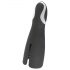 Vibrador Potente Rebel - recargable (negro)