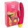 ROMP Jazz - Vibrador G-Spot impermeable con brazo clitorial rosa