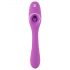 Vibrador 2 en 1 recargable - lila