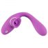 Vibrador 2 en 1 recargable - lila