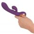 You2Toys - Rabbit Petit: Vibrador lila con estimulador de clítoris.