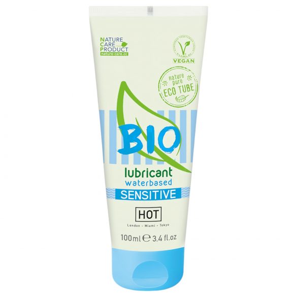 HOT Bio Sensitive - Lubricante vegano base agua (100ml)