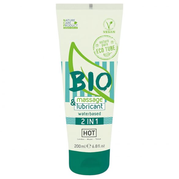 Gel Bio 2en1 Agua: Lubricante y Masaje (200ml)