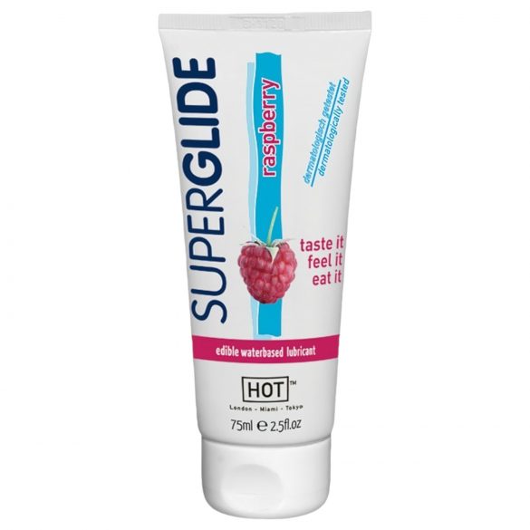 HOT Superglide Frambuesa - Lubricante comestible (75ml)