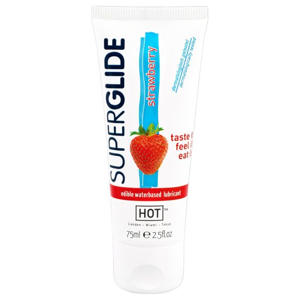 HOT Superglide Fresa - lubricante comestible (75ml)