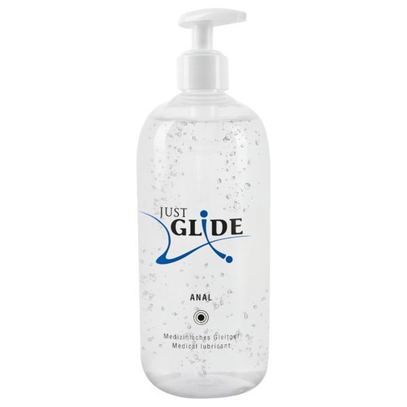 Just Glide Anal - Lubricante anal de base acuosa (500ml)