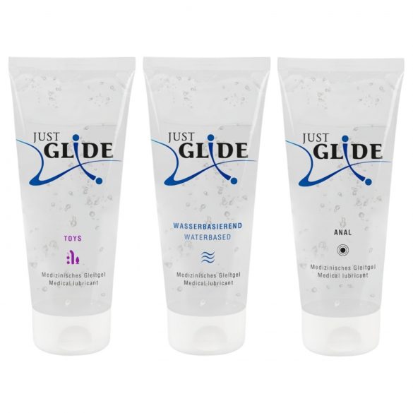 Set de lubricantes Just Glide (3x200ml)