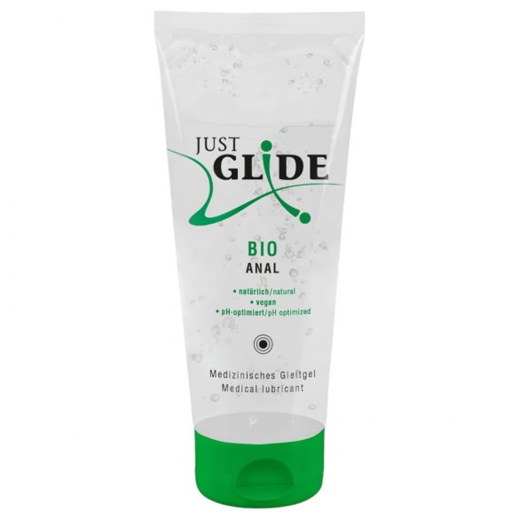 Just Glide Bio ANAL - Lubricante vegano a base de agua (200ml)