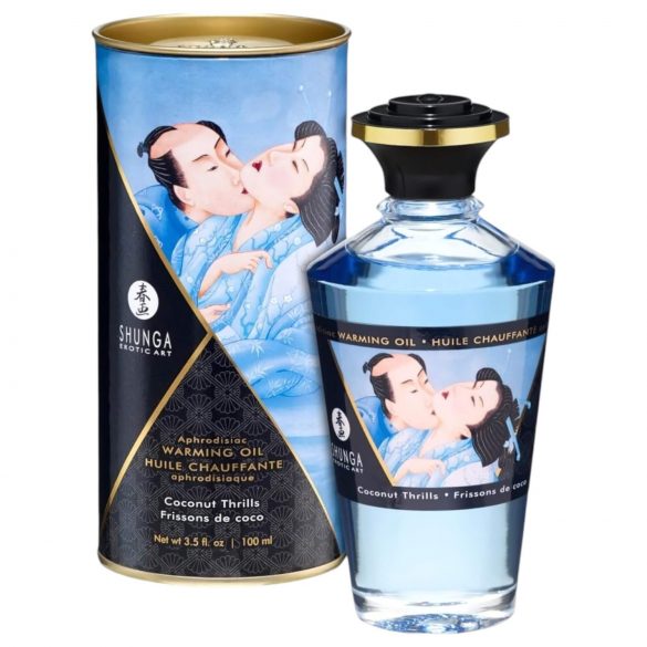 Shunga - Aceite de masaje caliente de coco (100ml)