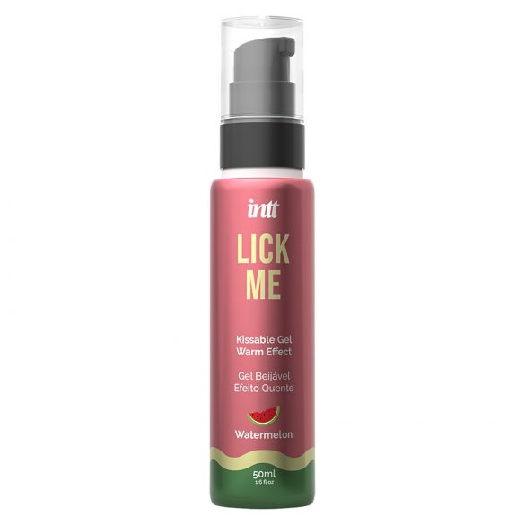 Intt Lick Me - Gel Lubricante con Efecto Calor - Sabor Sandía (50ml)