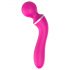 Solitaria - Masajeador 2 en 1 y vibrador G-spot con cabezales intercambiables (rosa)