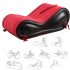 Almohada Mágica - Mobiliario BDSM inflable con esposas - grande (rojo)