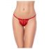 Mapalé - Conjunto de babydoll y tanga de encaje (rojo) - L/XL