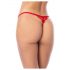 Mapalé - Conjunto de babydoll y tanga de encaje (rojo) - L/XL