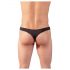 Showmaster tanga para hombres (negro) - M