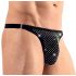 Svenjoyment - tanga masculino con strass (negro)