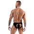 Set de tanga de camarero para hombre Svenjoyment (blanco y negro) - XL